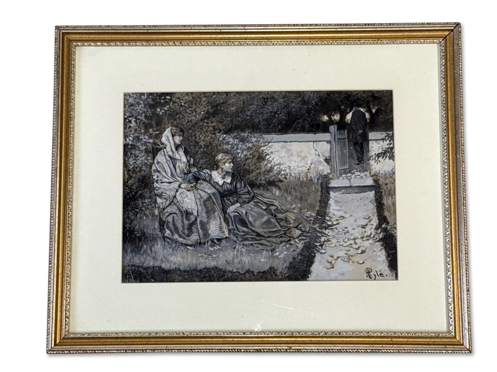 Howard Pyle Gouache Illustration: Exchange No Robbery (1 of 10)