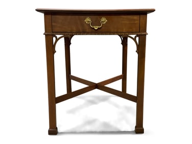 Stickley Chippendale-style Mahogany Lamp Table