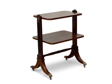 English Regency-style Mahogany Dessert Table