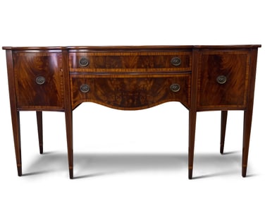 Federal-style Banded Mahogany Sideboard