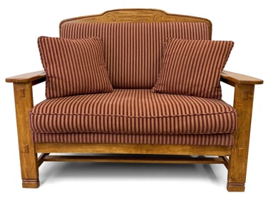 Arts & Crafts-style Settee Bench