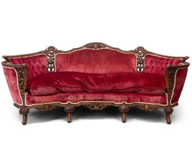 French Louis XV-style Gran Canapé Sofa