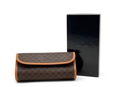 Celine Macadam Cosmetic Pouch and Box