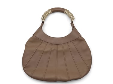 Escada Tan Leather Handbag