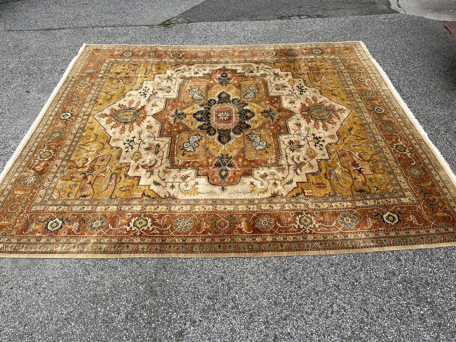 Indian Serapi Heriz Carpet, 16ft x 14ft (1 of 10)