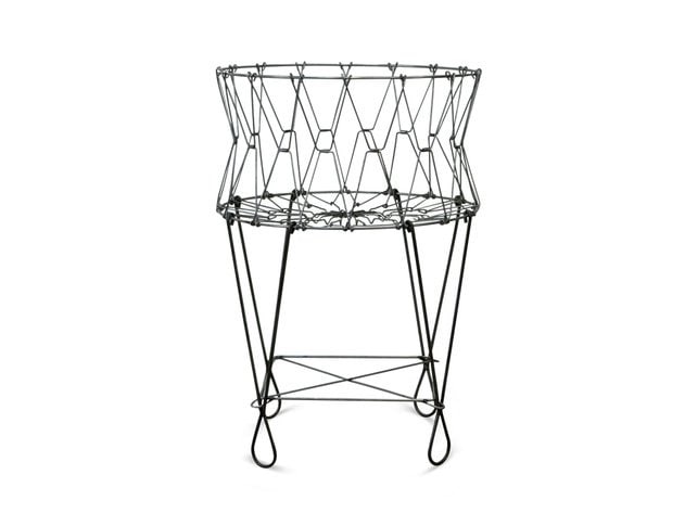 French Wire Laundry Basket (1 of 4)
