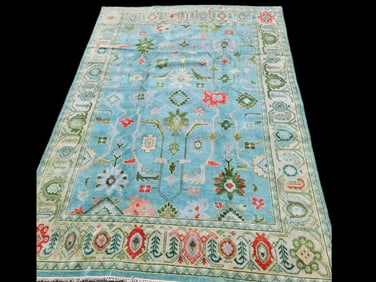 Turkish Multi-Colored Carpet, 8ft 5in x 11ft 6in