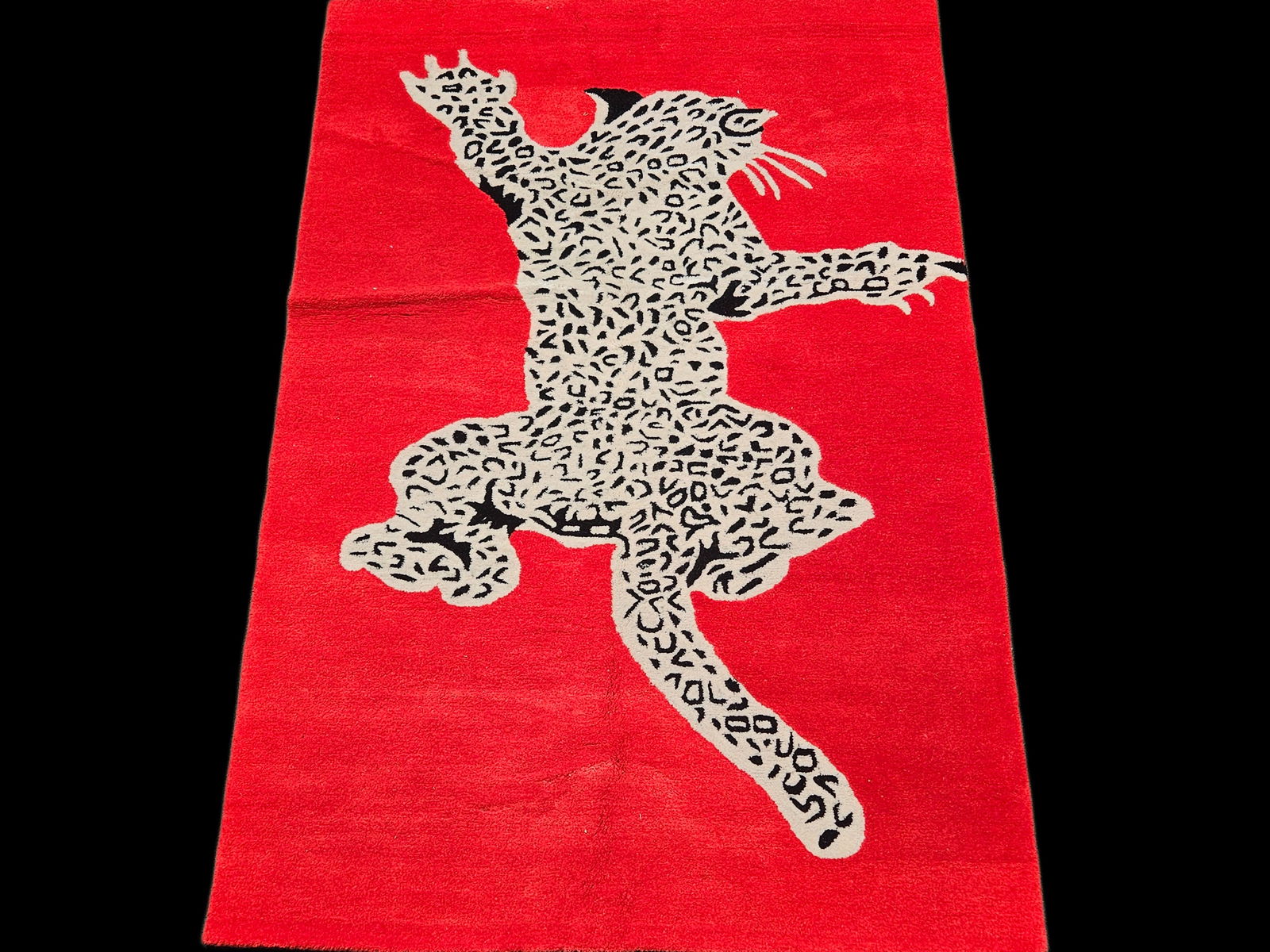 Turkish Wool Jaguar Carpet, 4ft x 6ft (1 of 6)