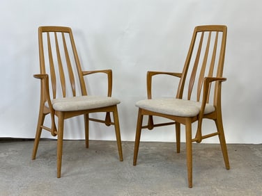 Pair of Niels Koefoeds Danish Teak Armchairs