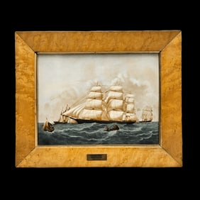 Wedgwood Plaque: Clipper Ship Hurricane