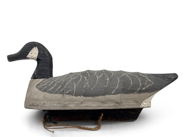 Hollow Body Painted Canvas Canada Goose Decoy