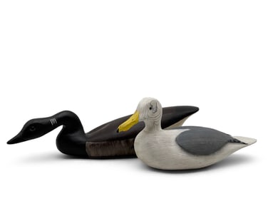 William Oler Seagull and Brandt Decoys