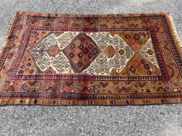 Caucasian Area Carpet, 4ft 5in x 7ft 9in