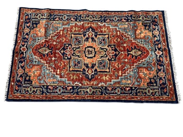 Turkish Heriz-style Carpet, 4ft x 6ft 4in
