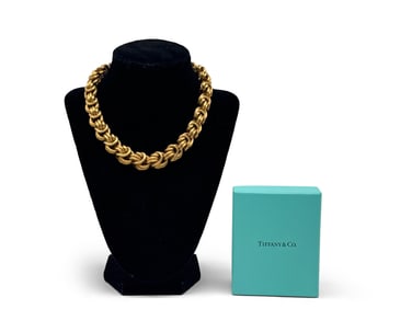 Tiffany & Co. 18K Yellow Gold Byzantine Necklace