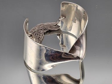 Soren Pedersen Sterling Modernist Bracelet