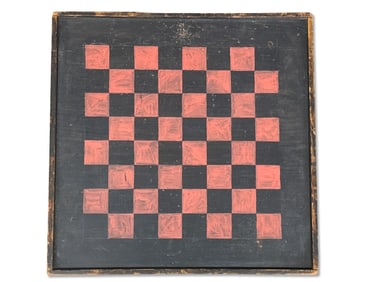 Paint-Decorated Pine Gameboard