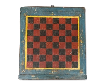 Paint-Decorated Pine Gameboard