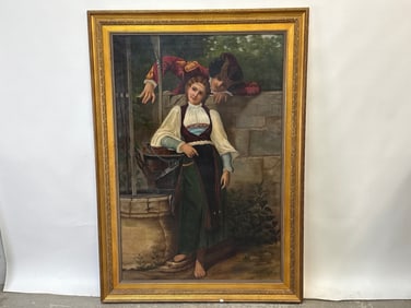 Continental School Oil/Canvas: Genre Scene