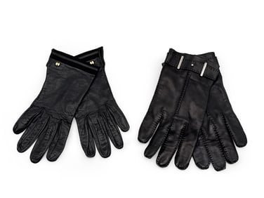 His and Hers Hermès Leather Gloves