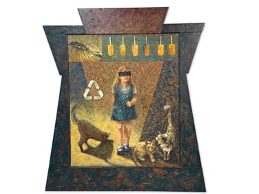 Barbara Grant Oil/Canvas: Young Girl