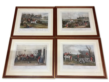 Four English Engravings: The Young English Fox Hunter