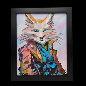 Mr. Fox Graffiti Pop Art