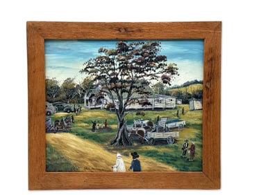 Saul Haymond Sr. Oil/Canvas: Church