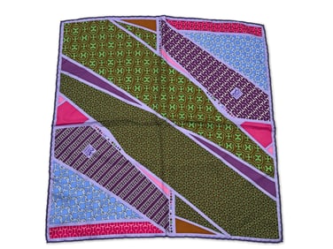 Hermès Multicolored Silk Pocket Square