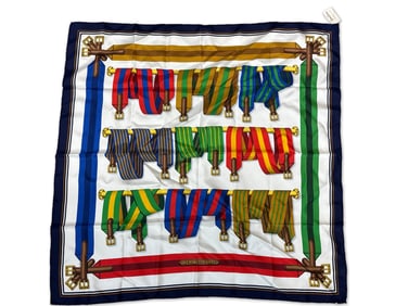 Hermès Les Sangles Silk Scarf