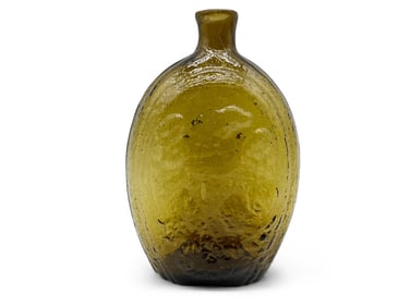 American Eagle and Cornucopia Pictorial Historical Flask