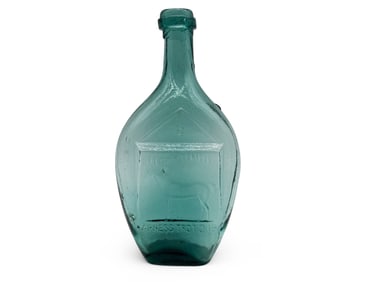 American Flora Temple Pictorial Flask