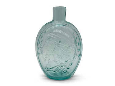 American Eagle and Columbia Historical Flask