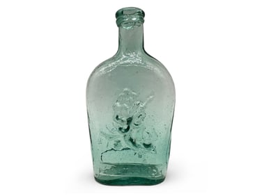 American Sailor/Banjo Player Historical Flask