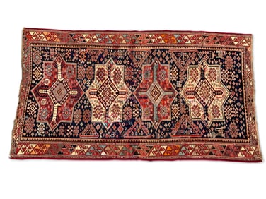 Caucasian Area Carpet, 6ft 5in x 3ft 10in