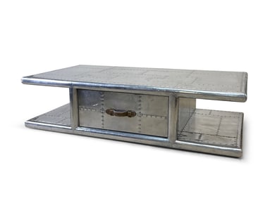 After Timothy Oulton Industrial Aviator Coffee Table