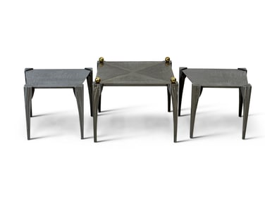 Three Artisan Modern Steel Tables