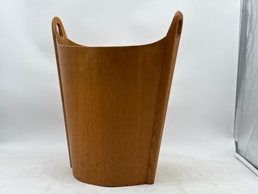 P.S. Heggen Norway Teak Rubbish Bin