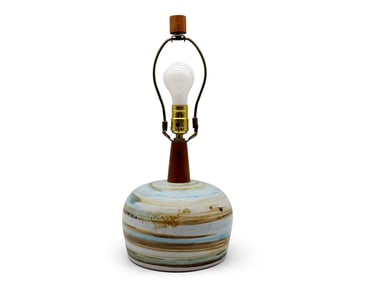 Martz/Marshall Studios Ceramic Pottery Table Lamp