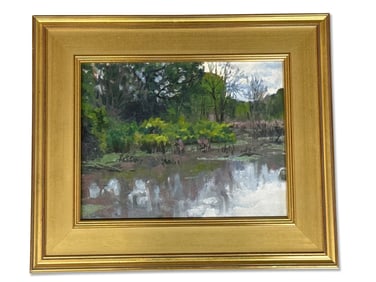 Michael Budden Acrylic/Board: Beaver Pond
