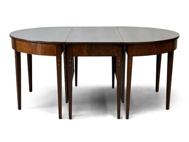 Federal-style Three-Part Dining Table