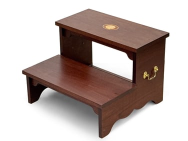 Georgian-style Mahogany Bed Steps