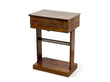 French Restoration Mahogany Vanity