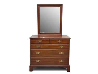 Henkel Harris Cherry Chippendale Dresser