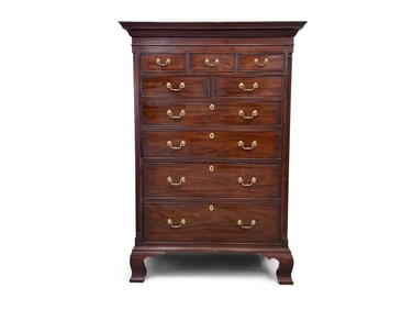 Henkel Harris Chippendale-style Tall Chest