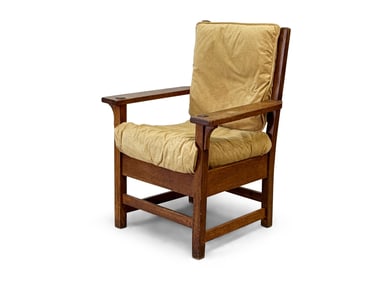 Gustav Stickley Mission Oak Armchair