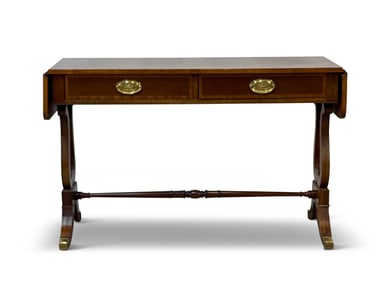 Baker Regency-style Mahogany Sofa Table