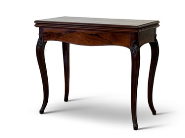 Louis XV-Style Rosewood Card Table