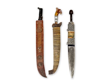 Three 19th C. and WWII Edged Weapons