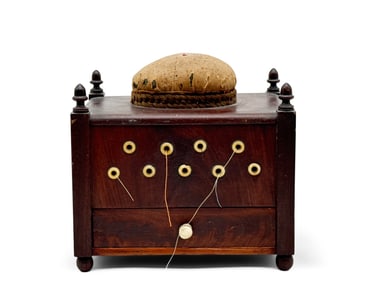 American Mahogany Shaker Sewing Box